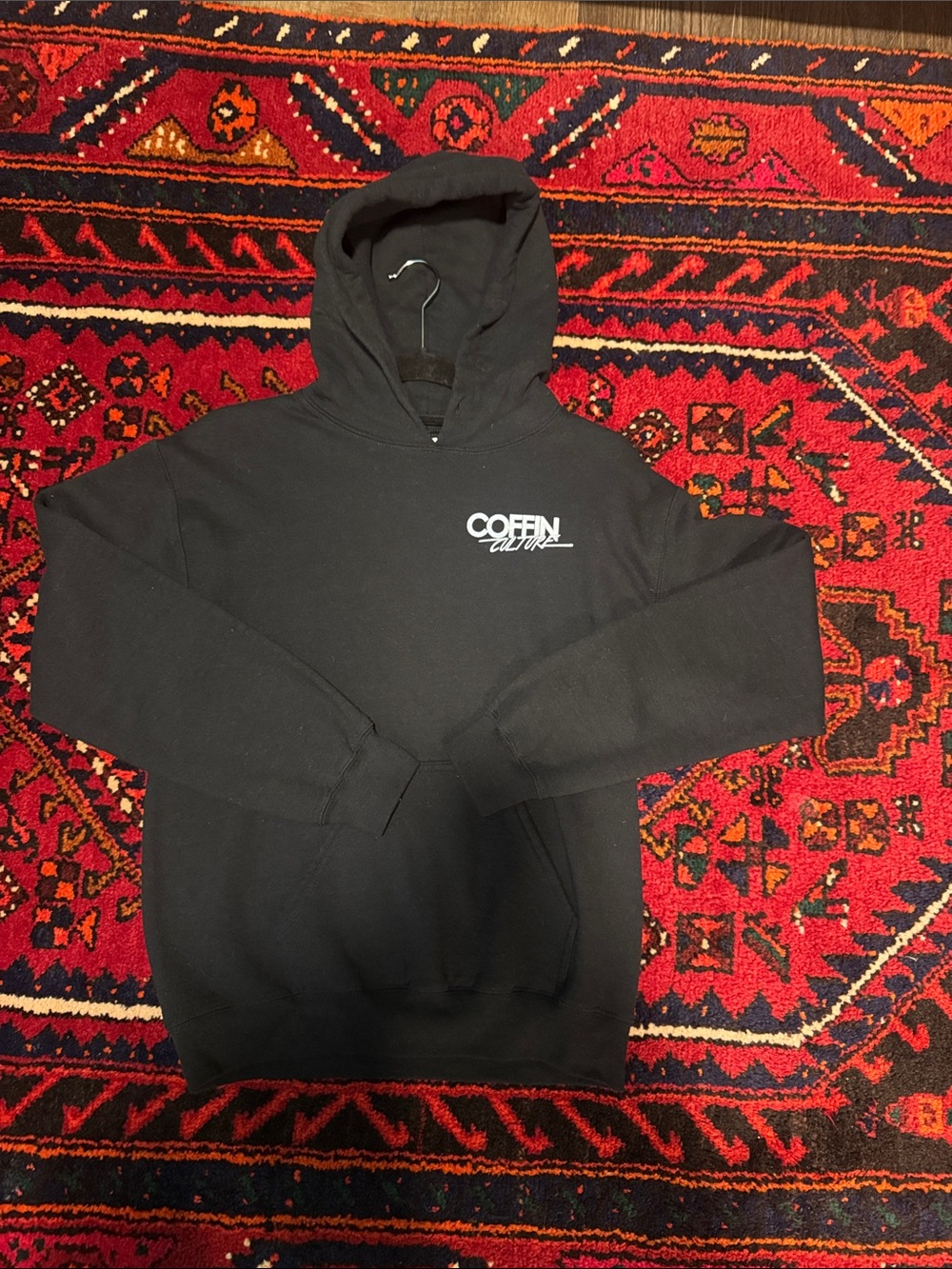 Black Hoodie - Men's Pullover Sweatshirt